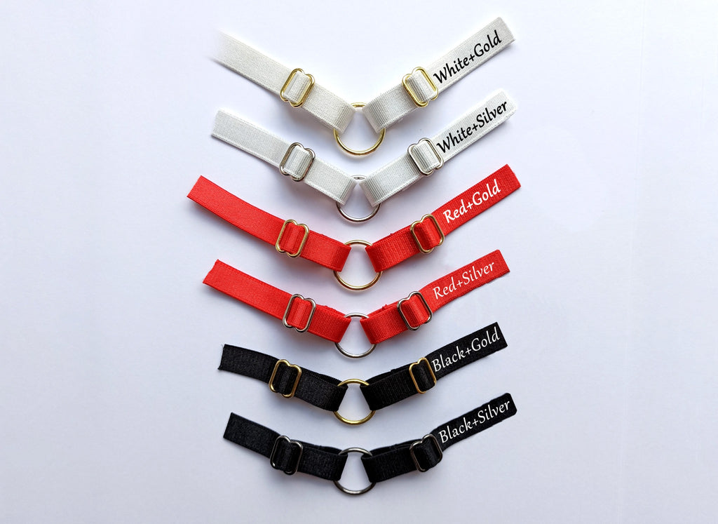 MARYLY strap colors and gold or silver hardware options