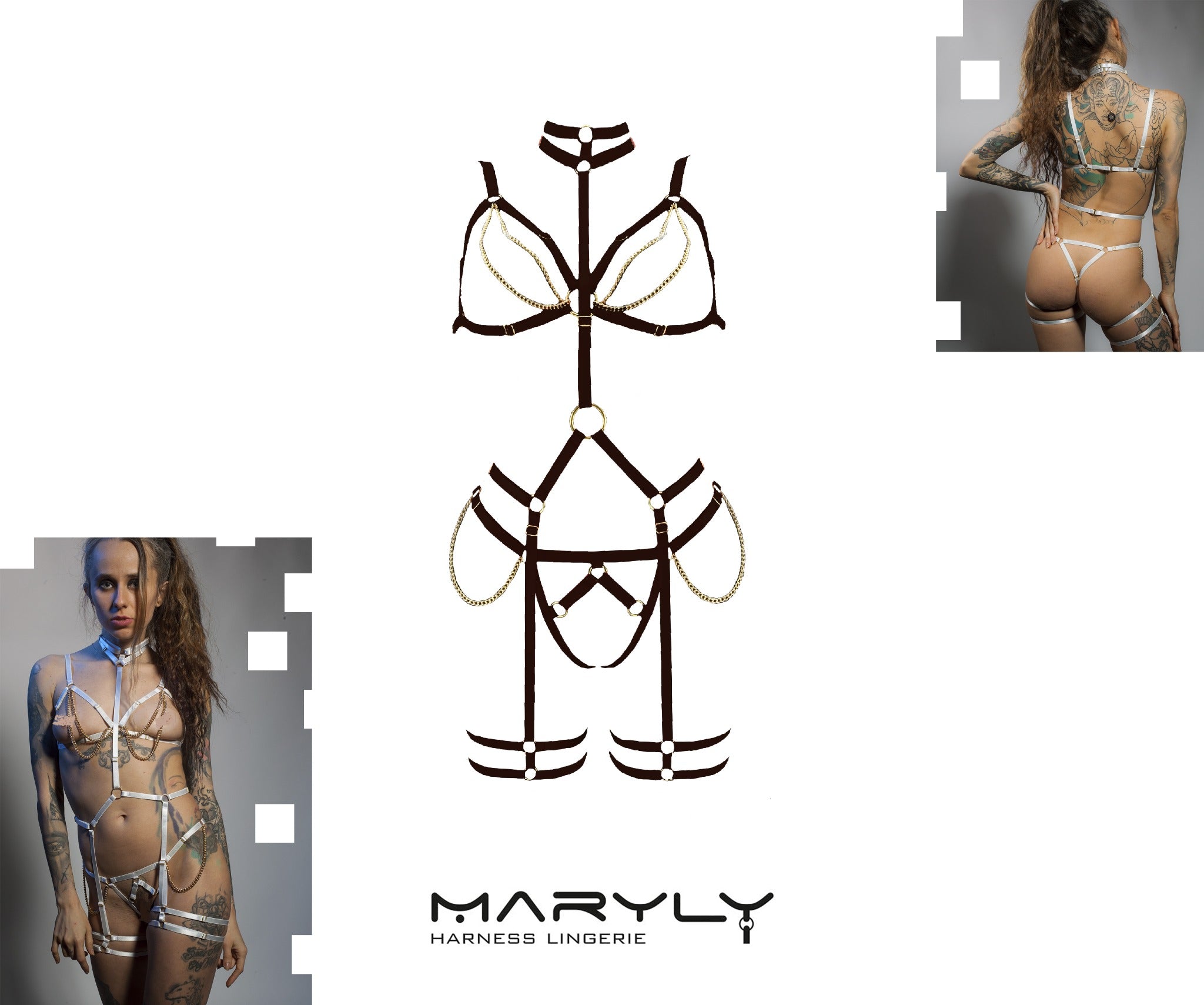 MARYLY harness set product design and styling details